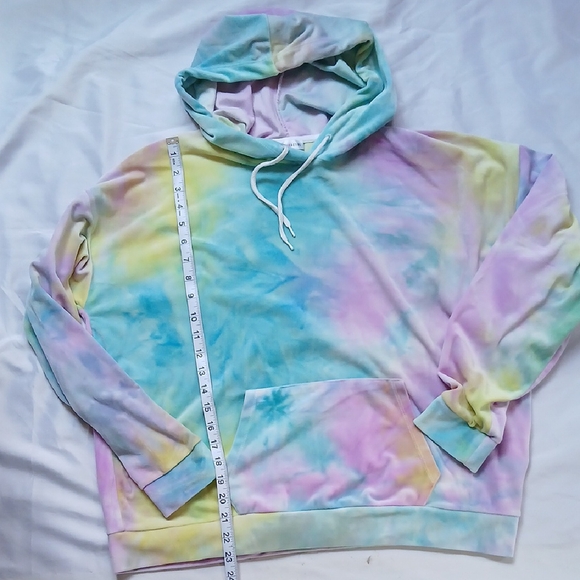 Flirtitude Pastel Tie-Dye Hoodie - Picture 1 of 6